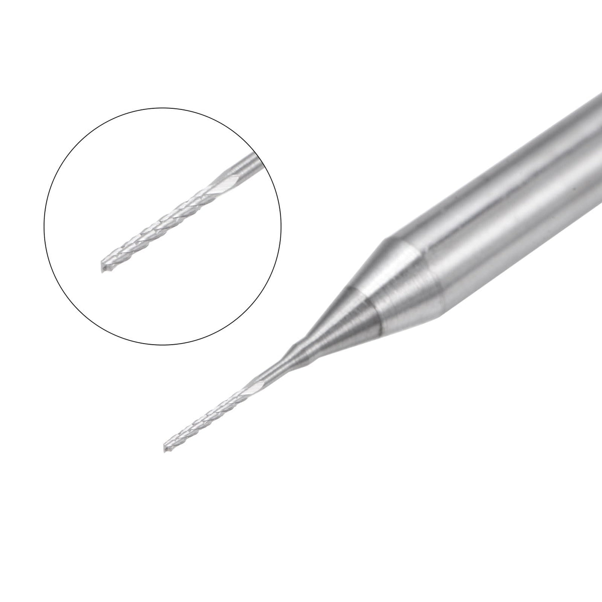 uxcell 10Pcs 0.4mm Carbide End Mill Engraving Milling Cutter