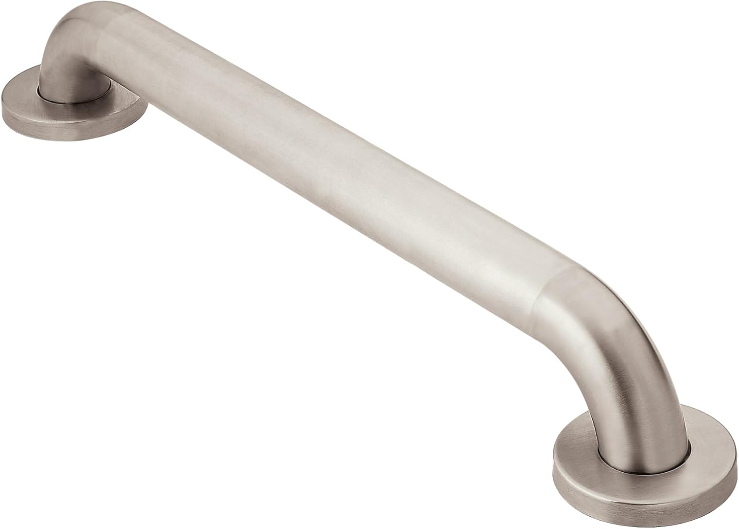 Home Care Bathroom Safety 18 Inch Stainless Steel Handicap Grab Bar for Bathtub and Shower, Slip Resistant Finish