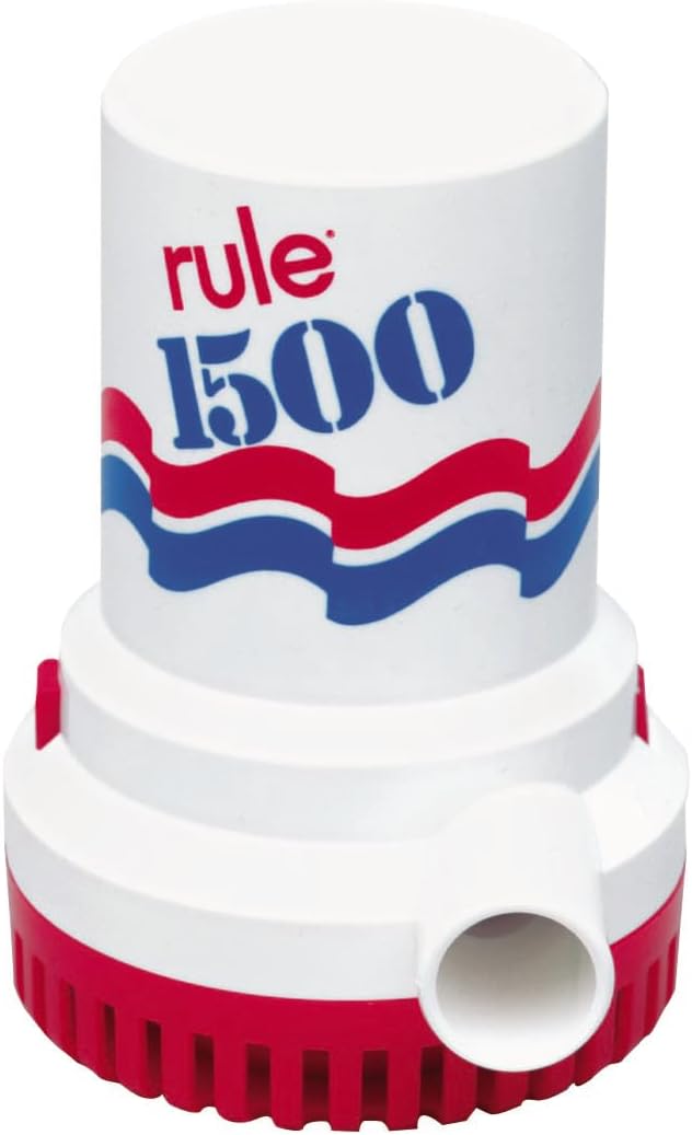 Rule 02 Bilge Pump, High-Performance 1500GPH, 12V, Submersible