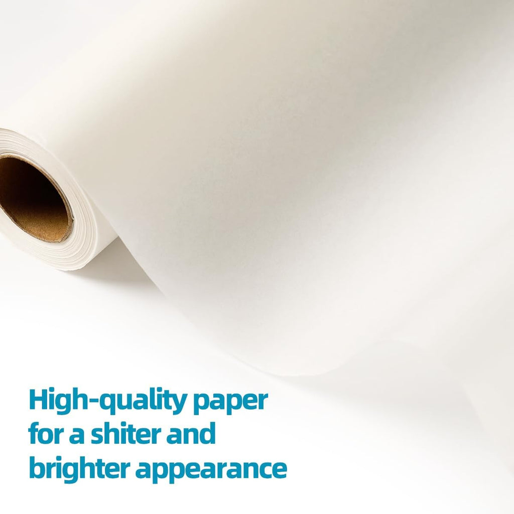 Exam Table Paper - New Upgrade Barrier Protection, 21" x 225ft, Smooth White Case of 12 Rolls - Hygienic, Disposable