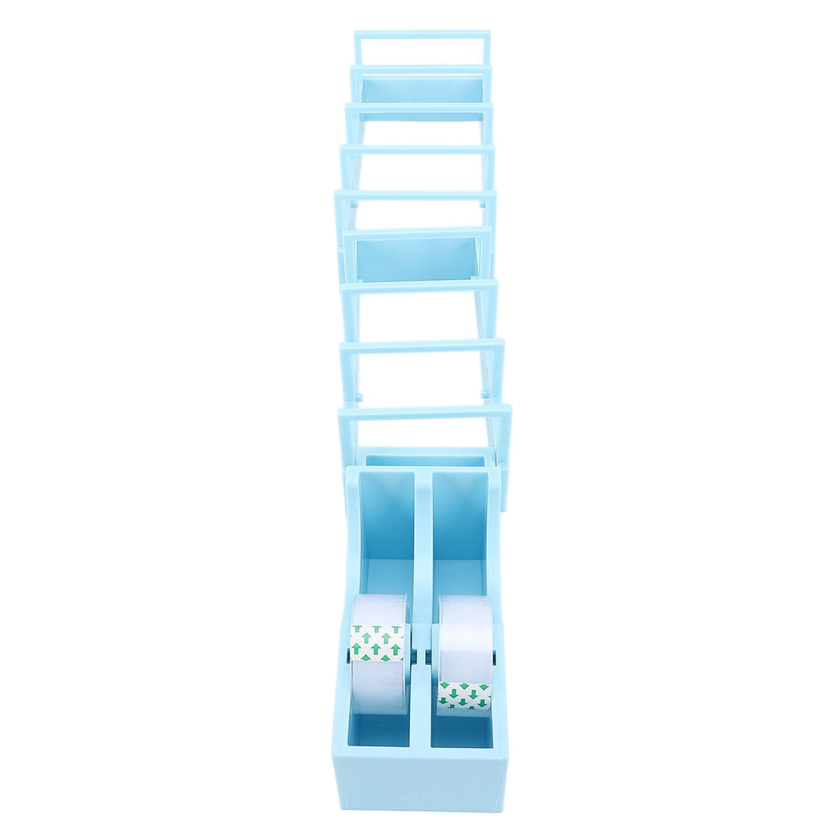 Blue Tape Dispenser, Non-Slip Weighted Desk Base