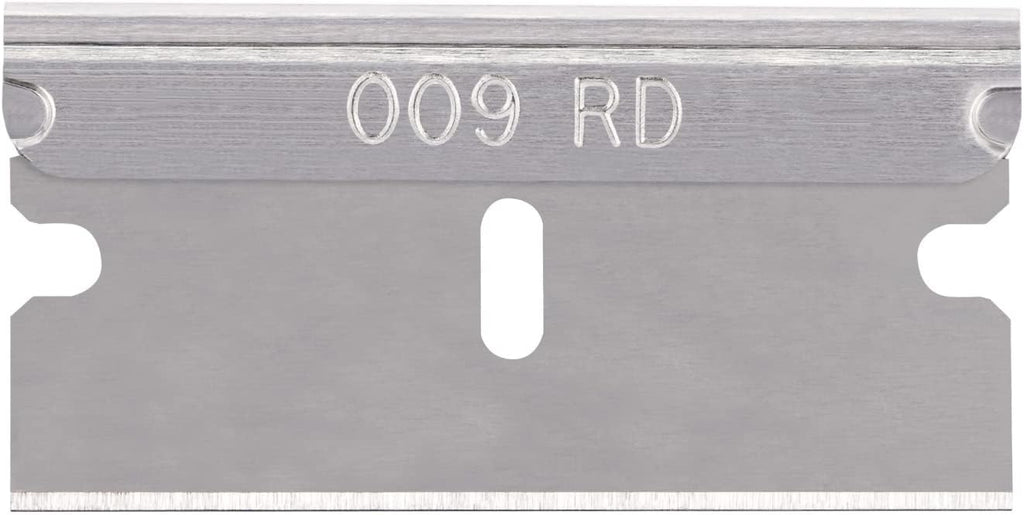 Stainless Steel Replaceable Blades for Box Cutters, Standard Single-Edged Industrial Razor Blades, Ultra Sharp