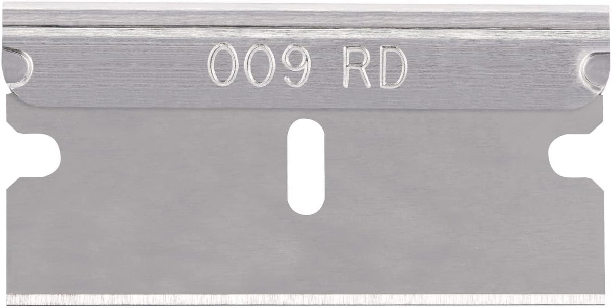 Stainless Steel Replaceable Blades for Box Cutters, Standard Single-Edged Industrial Razor Blades, Ultra Sharp