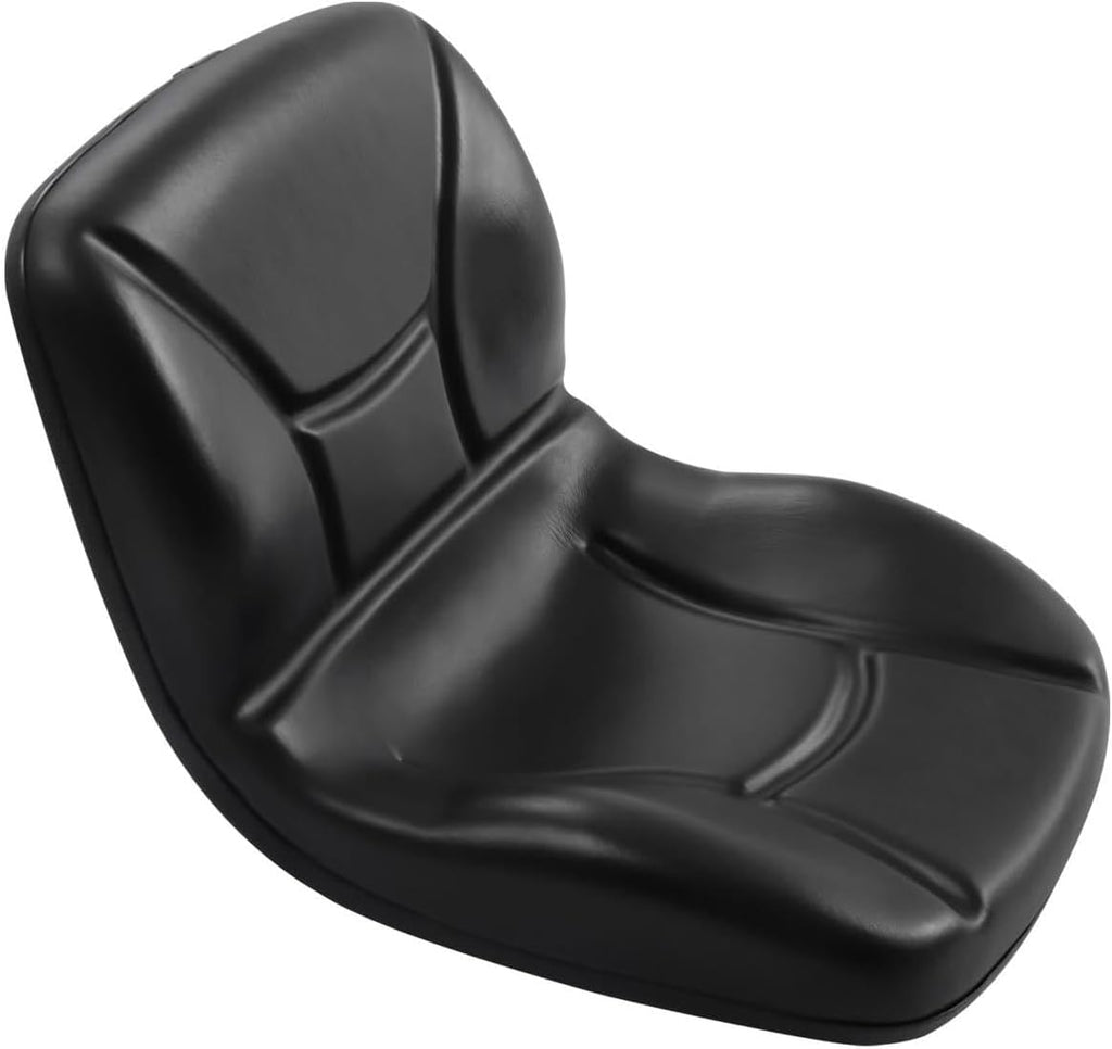 Universal Tractor Seat,High Back Compact Forklift Seat w/Pre-Drilled Holes | Lawn Mower Seat Replacement|High Back Seat