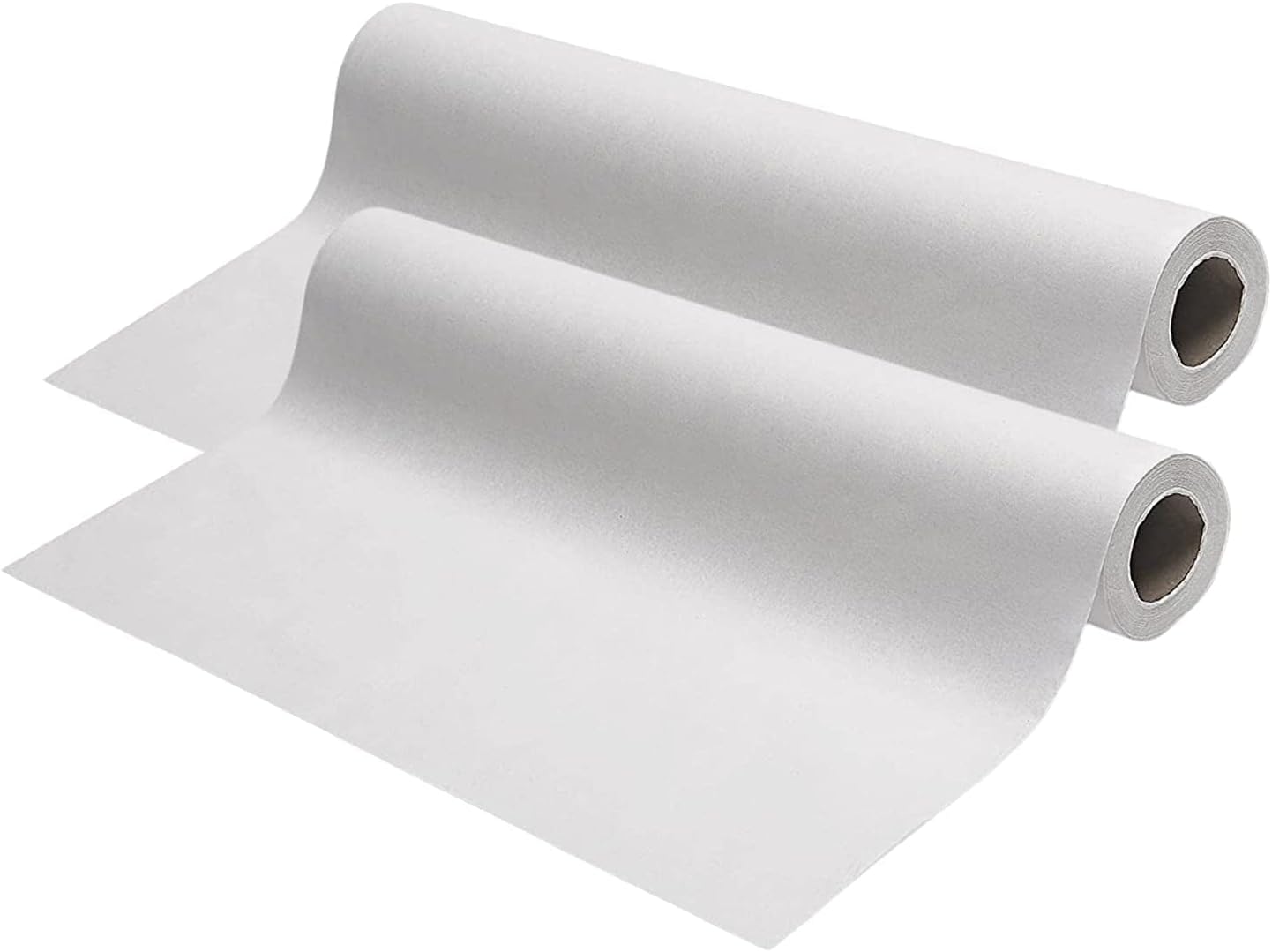 Exam Table Paper - 18''x125’ Disposable Standard White Crepe - Paper Rolls for Spas, Doctors, Chiropractors and