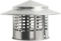 4" Round Chimney Caps, Tapered Top Chimney Cap with Screen, All Weather Chimney Caps Roof Top Round Roof Vent
