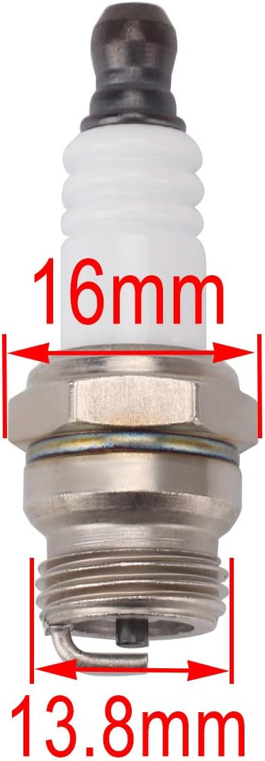 794-00055A Spark Plug for Champion RDJ7J MTD 753-06847 753-06193 Bolens BL110 BL125 BL160 Troy Bilt TB22 YN22EC TB32EC TB35EC TB25C TB25CB Trimmer Brushcutter
