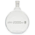 Flat Bottom Boiling Flask, Borosilicate Glass, 2000 ml, 24/40 Joint