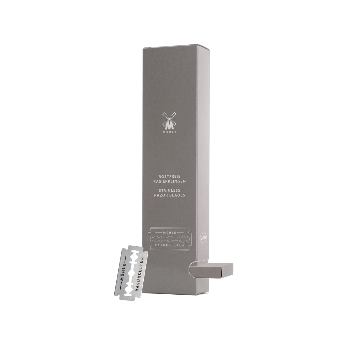 Stainless Steel Safety Razor Blades | 200 Pack