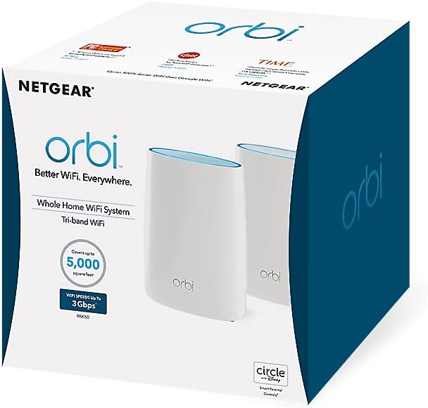 Tri-Band Whole Home Mesh WiFi System with 3Gbps Speed (RBK50) – No Longer Produced