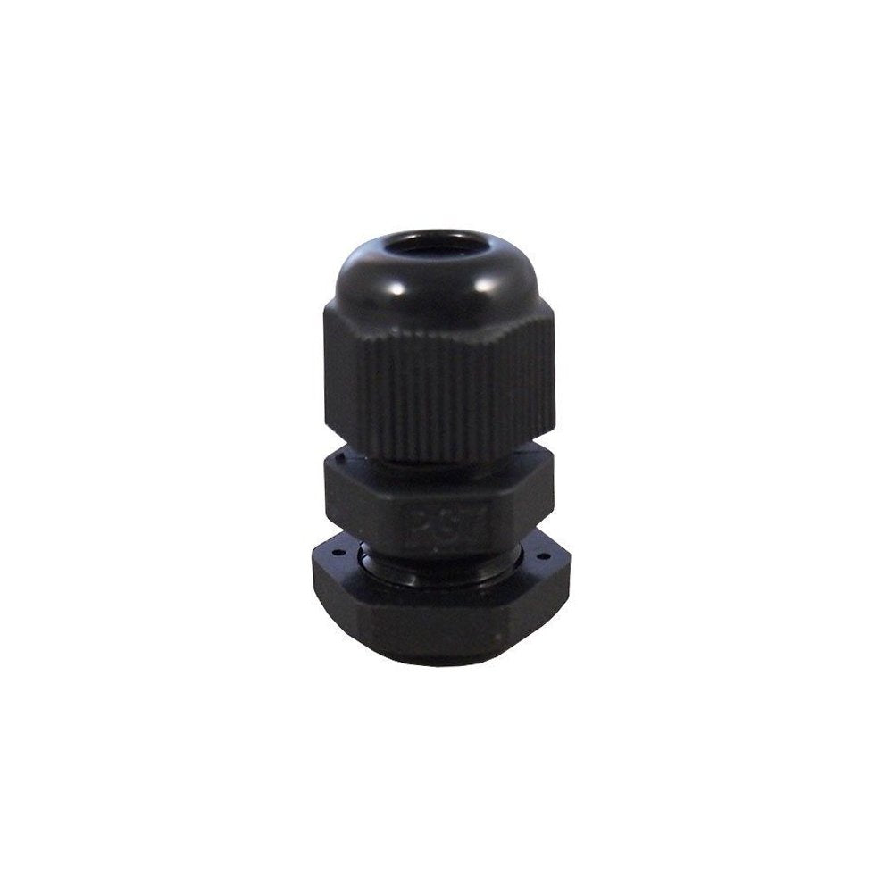PG7 Black Nylon Waterproof Cable Gland 3.5-6 mm 10 Pack