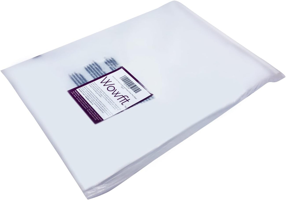 400 CT 4-Size FBA Poly Bags, Suffocation Warning, Permanent Adhesive