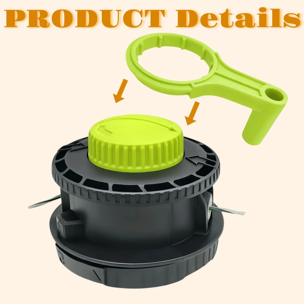 314608005 Trimmer Head for Ryobi Reel Easy + Bump Feed Trimmer Head