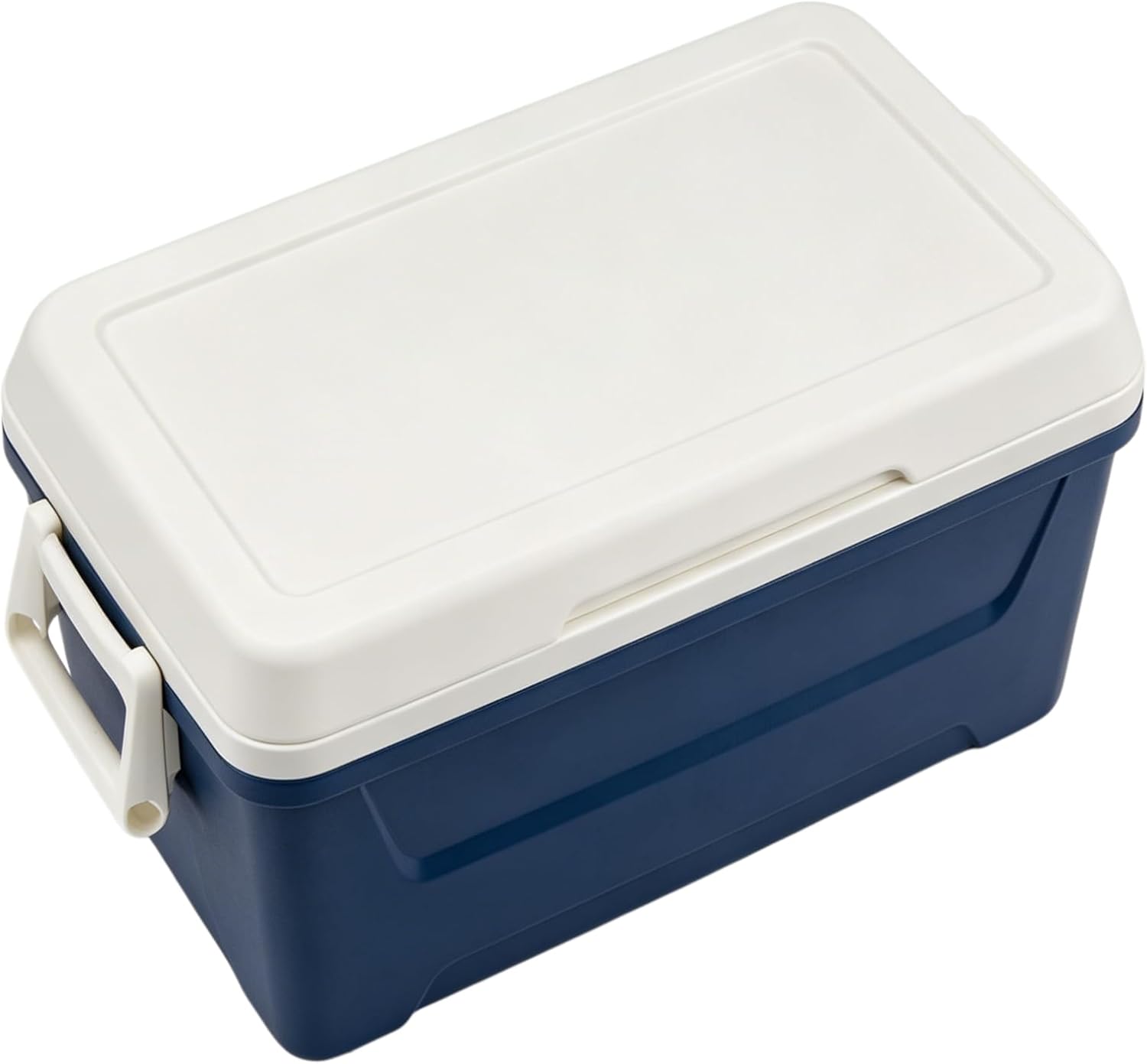 48QT Hard Sided Ice Chest Cooler, with flip Handle, Portable Camp Cooler Sturdy and Durable for Camping, Beach