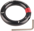 24kN Aluminum Rappel Ring - Heavy Duty 12mm Opening O-Ring Connector for Outdoor Rock Climbing, Arborist Rescue &