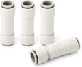 GASHER 4PCS 1/2OD Pneumatic Check Valve AKH 12-00 White
