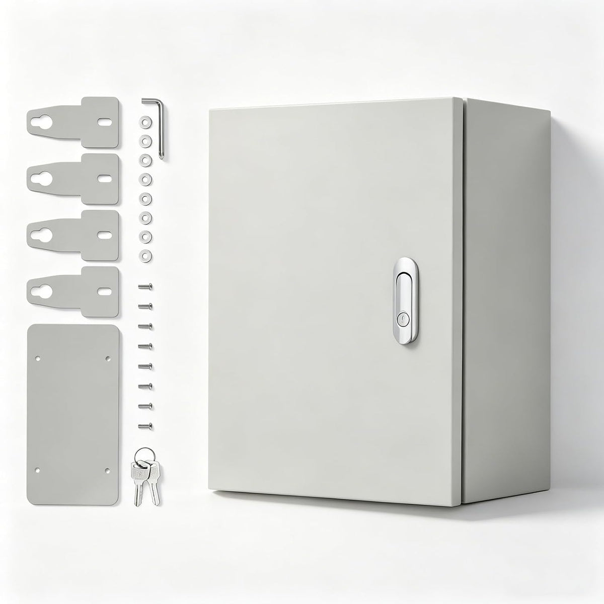 12 x 10 x 6-Inch NEMA 4X IP67 Steel Junction Box