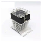 10A 25A 40A DD NC Normally Closed SSR Single Phase DC Control DC Heat Sink SSR-25DD 40DD,Solid State Relay (Size : 10DD)