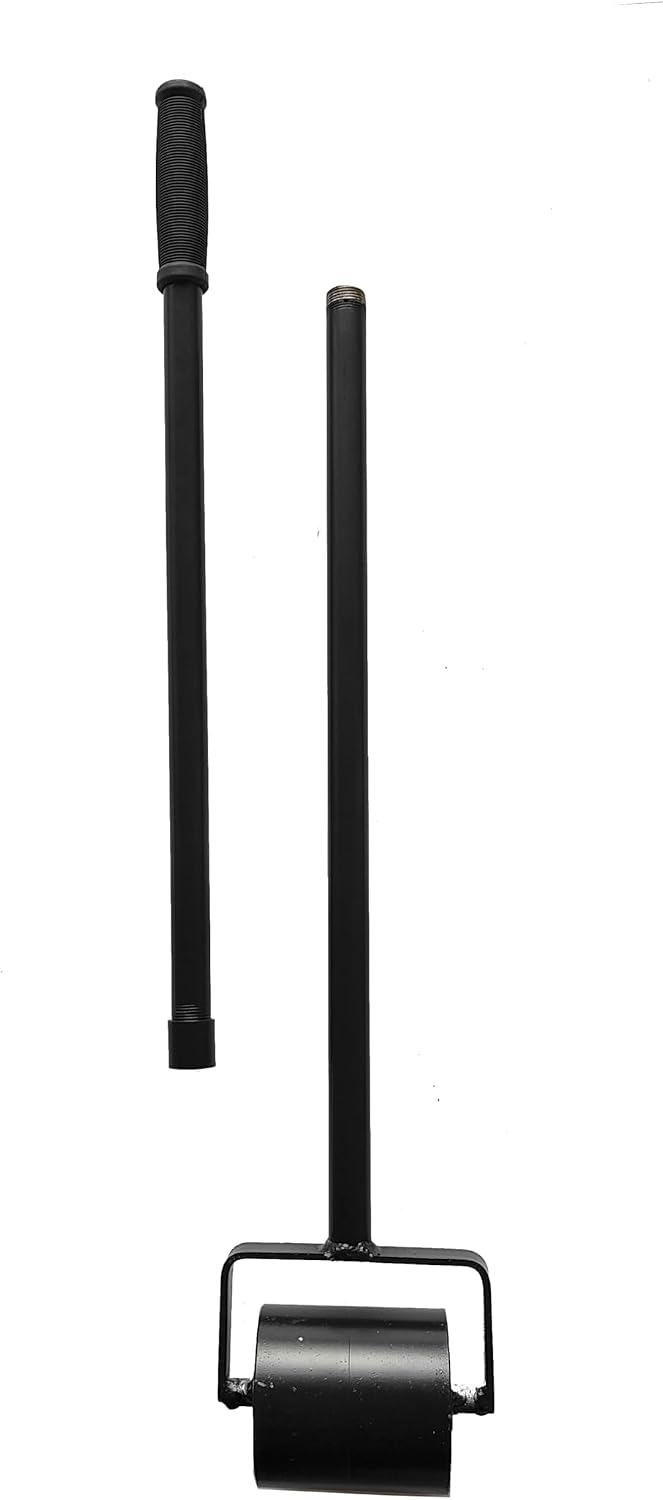 Heavy Duty Roof Seam Roller for Roofing PVC,TPO,EPDM Membrane, 52" Long Handle Roller Tool (13lbs)