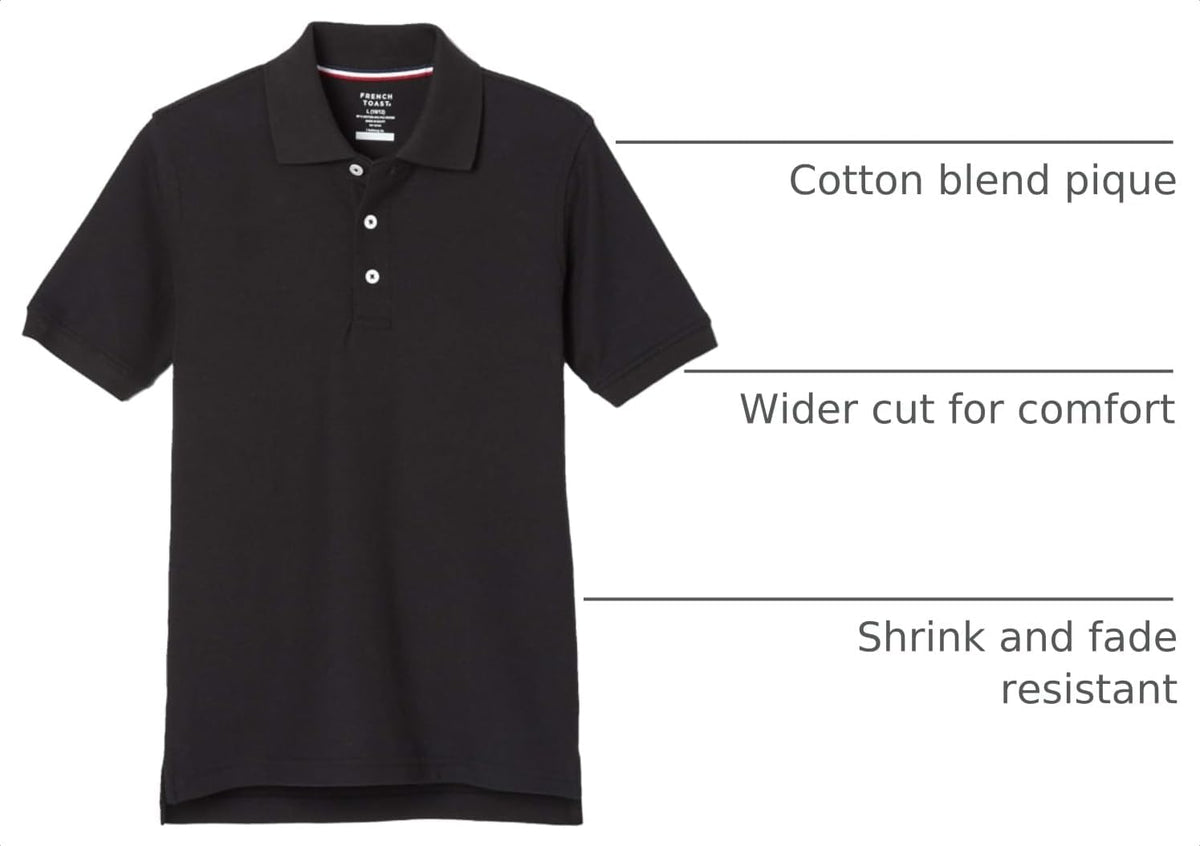 Kids' Pique Polo (Standard & Husky)