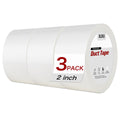 3Pack White Duct Tape Heavy Duty Waterproof 60 Yards x 2 Inch Total