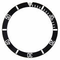 Replacement Bezel Insert Black Compatible With Watch 38.00mm x 30.50mm