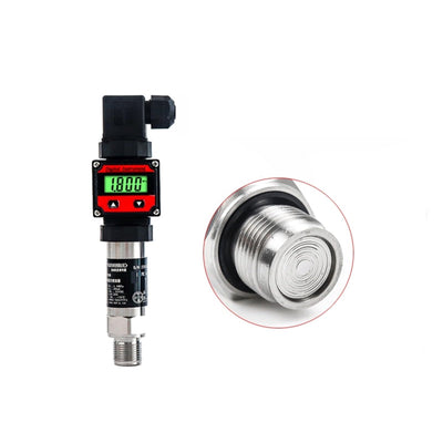 BAISULI Sanitary 4 20mA Flush Diaphragm Pressure Sensor Transmitter(L.C.D 0-10V,0-0.1Mpa)