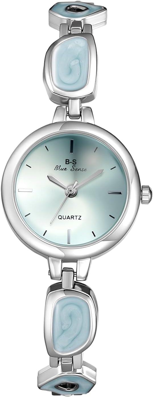 Women's Bracelet Watches: Elegant Irregular Enamel Strap Watch for Women Analog Quartz Wrist Watches Casual Party