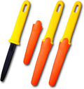 Cardboard Cutter with Sheath - 7.5" Box Opener Utility Knife with Non-Stick Coated Blade for Breaking Down Boxes &