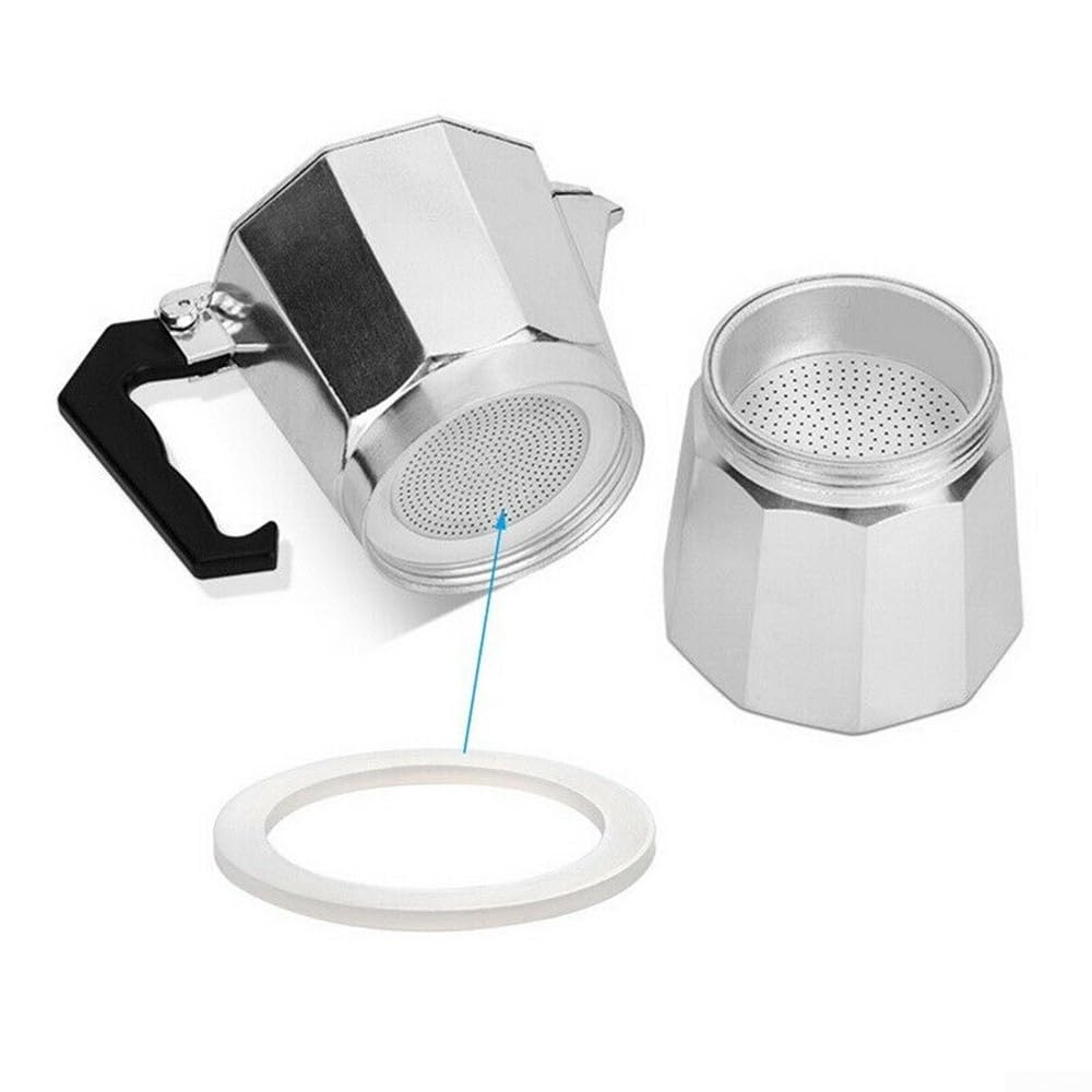 Silicone Rubber Replacement Gasket-Ring Seal for Coffee Espresso Moka Pot Maker Compatible with 1-12 Cup Sizes Multiple Diameter Options(3 cup)