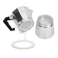Silicone Rubber Replacement Gasket-Ring Seal for Coffee Espresso Moka Pot Maker Compatible with 1-12 Cup Sizes Multiple Diameter Options(3 cup)