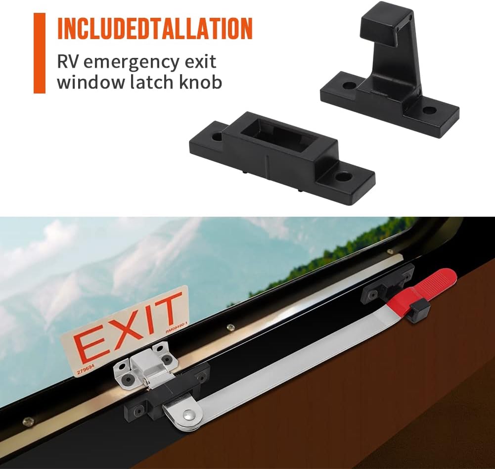 RV Emergency Exit Window Latch Knob Replacement Kit