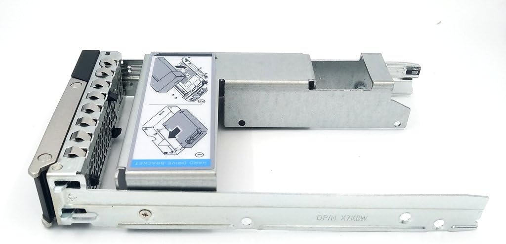 3.5" X7K8W Hybrid Tray Caddy with 2.5" 9W8C4 Adapter for dell Servers