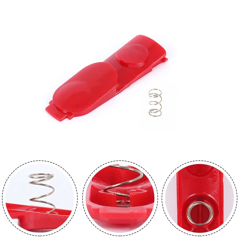 Odashen Clip Latch Tab Button for Dyson V7 V8 V10 V11 V15 Vacuum Cleaner Switch Button Replacement with Spring