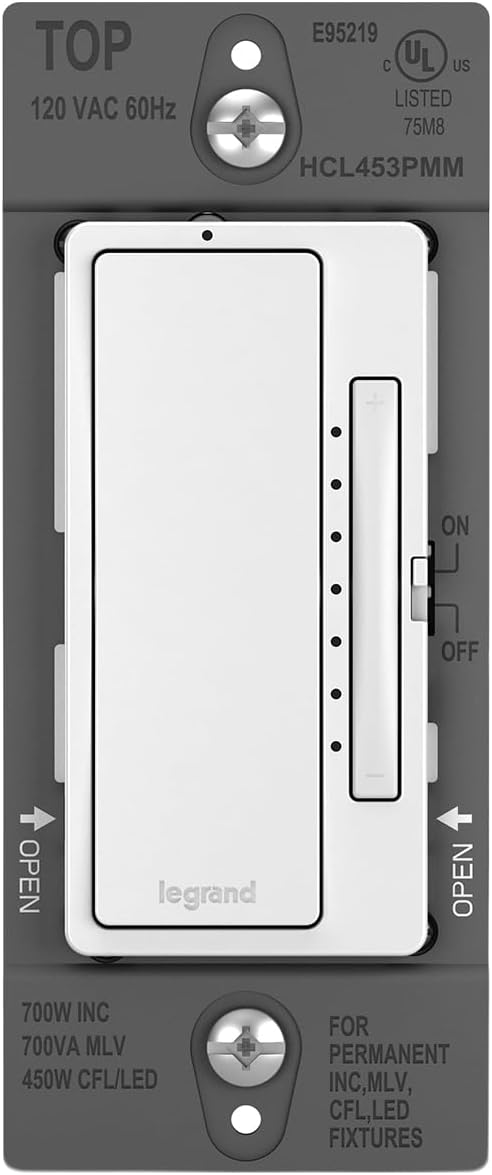 Legrand Radiant 450W Master Multi-Location LED Dimmer Switch White 1-Pack