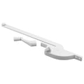 H 3709 Casement Operator, 9 in., White, Right Hand