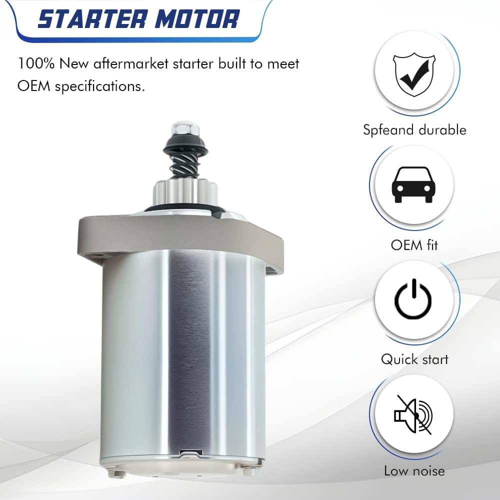 Starter Motor Compatible with Kawasaki Cub Cadet Mower FS541V FR600V FR691V FR730V FR730V FR651V FS481V 21163-0749, 21163-0711, 21163-0714, 21163-7035, 21163-7034, 21163-0722