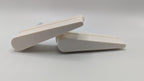 Flipper Bat and Shaft Assembly, No Logo, 3 inch, Plain (White, 8 Pack)