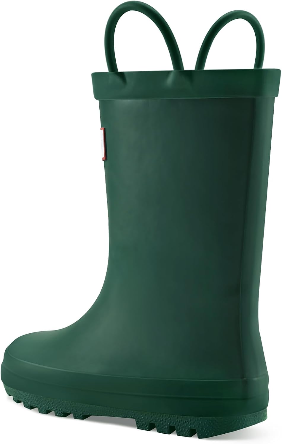 Kid Rain Boots Toddler Rubber Waterproof Boot Boy Girl with Handle | Pull on, Slip Resistant