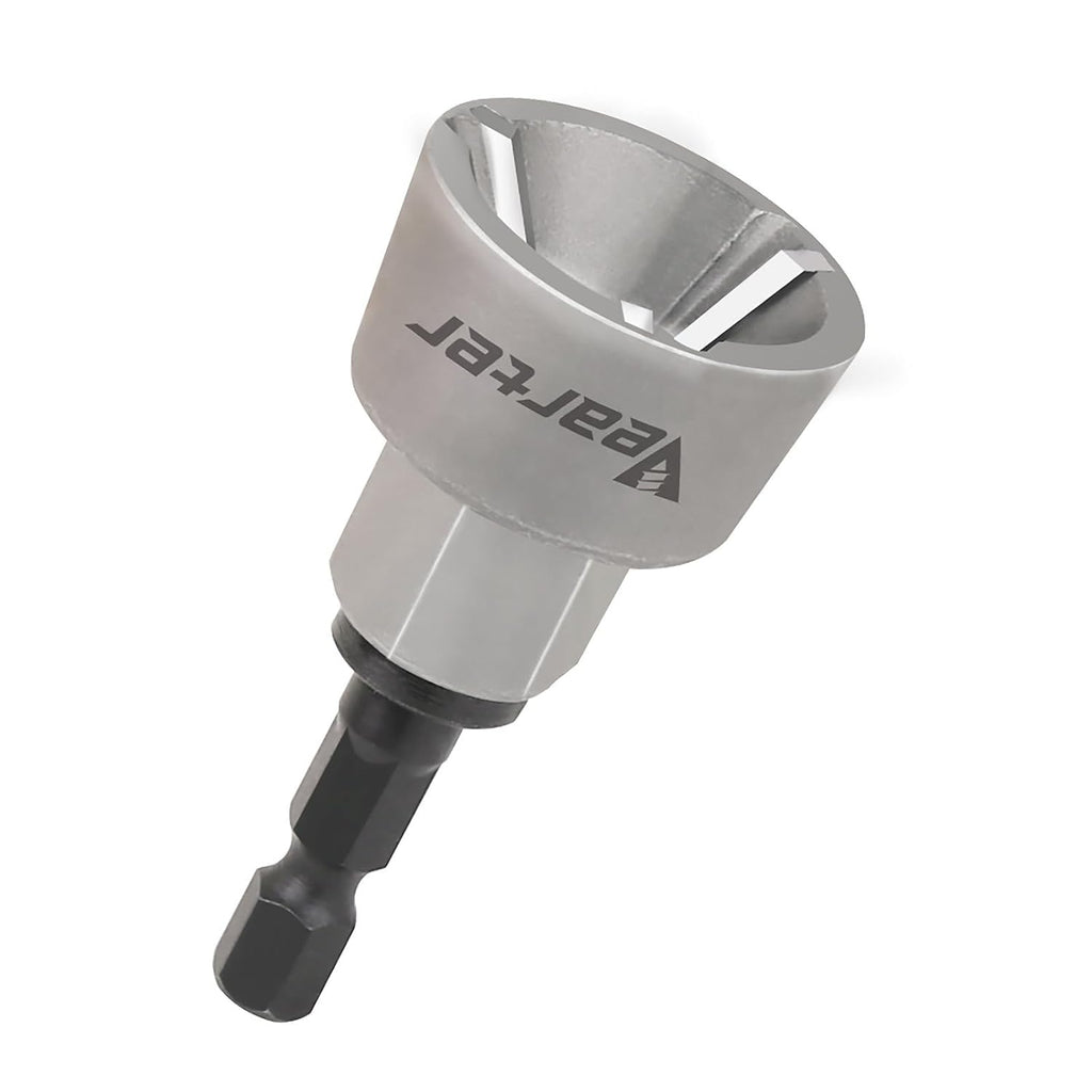 1/8"-3/4" External Chamfer Drill Bit, Bolt Deburring Tool for Metal