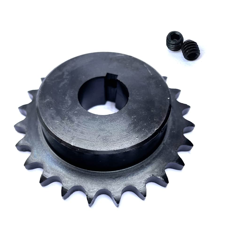 #40 Roller Chain Sprocket B Type 1" Bore Rust Prevention Hardened 24 Tooth