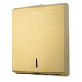 Paper Towel Dispenser, Commercial Stainless Steel, Gold