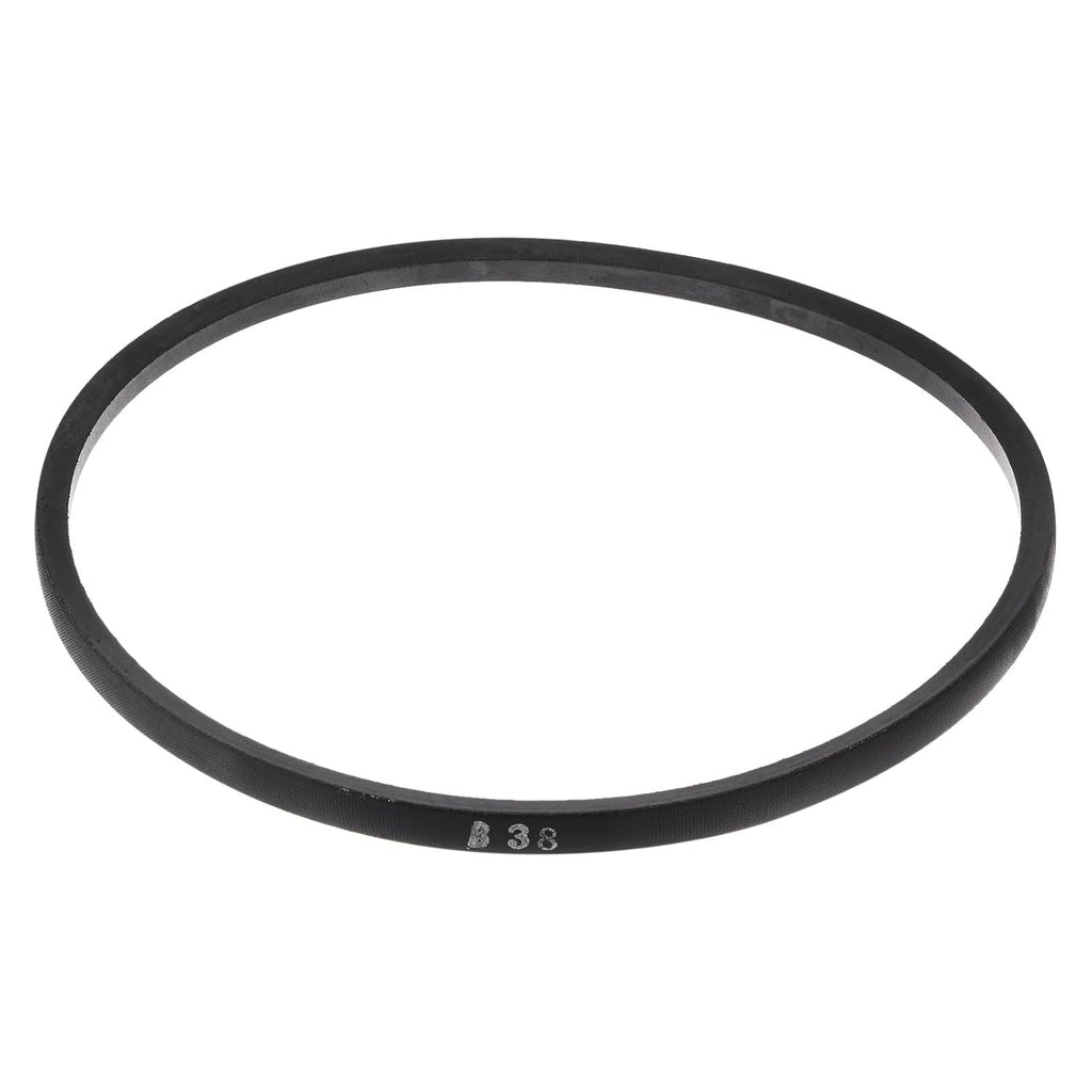 uxcell B38 1/2 Rubber V Belt, B Section V-Belt 41.1" Outside Circumference x 0.67" Width x 0.43" Thick, Industrial Power Transmission Belt, Black
