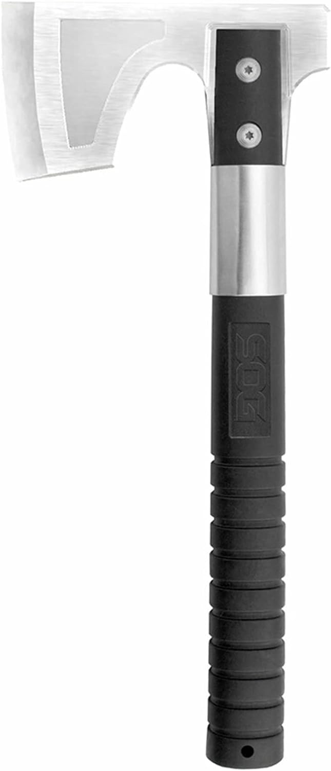 Camp Axe- Compact Camping and Survival Hatchet/Hammer Tool with Sheath and 3.1 Inch Bushcraft Axe Edge (CH1001-CP) |