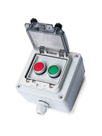 Red Stop Green Start Momentary Push Button Box IP67 22mm with Safety Cover