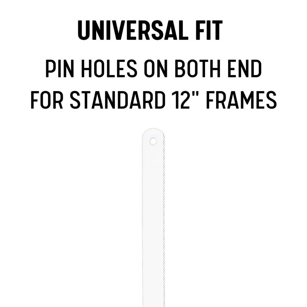 Drill America 12" X 18TPI Bimetal Hacksaw Blade (Pack 10)