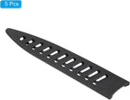 PP Safety Knife Cover Sleeves for 5" Utility Knife 5 Pack Black