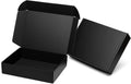13x10x3" Black Shipping Boxes - Corrugated Cardboard Mailing Box Packaging for Small Business - Tab Locking