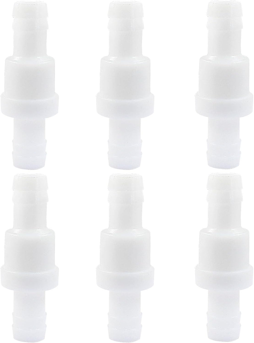 Litoexpe 6 Pcs 1/2" One Way Inline Check Valve
