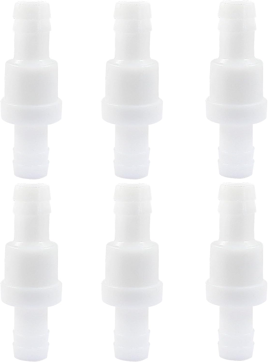 Litoexpe 6 Pcs 1/2" One Way Inline Check Valve